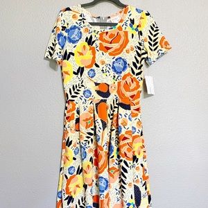 NEW LuLaRoe Amelia Dress Tropical Floral RARE